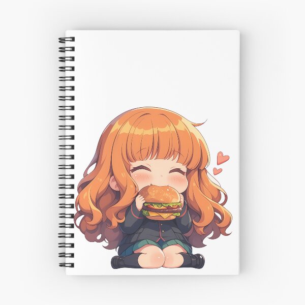 Item preview, Und Saori Takebe Girls Und Panzer Chibi Kawaii Burger Anime Girl Happy Cute Energy designed and sold by earlobejerk.