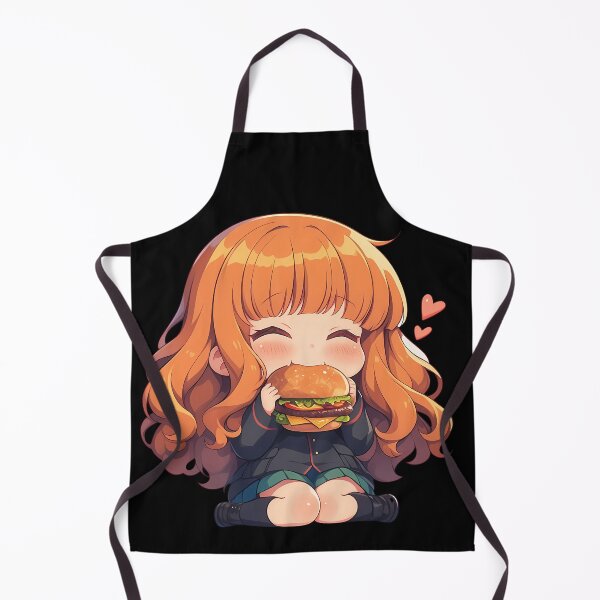 Item preview, Und Saori Takebe Girls Und Panzer Chibi Kawaii Burger Anime Girl Happy Cute Energy designed and sold by earlobejerk.