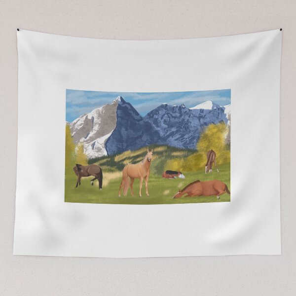 Item preview, Wild Restricted cHorses Embrace Freedom designed and sold by Malipiknik.