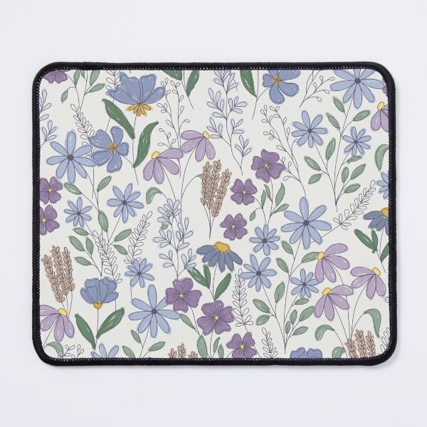 Item preview, Wildflower Field Notes in Bluebell Study Cottagecore Floral Pattern designed and sold by melanie4816.