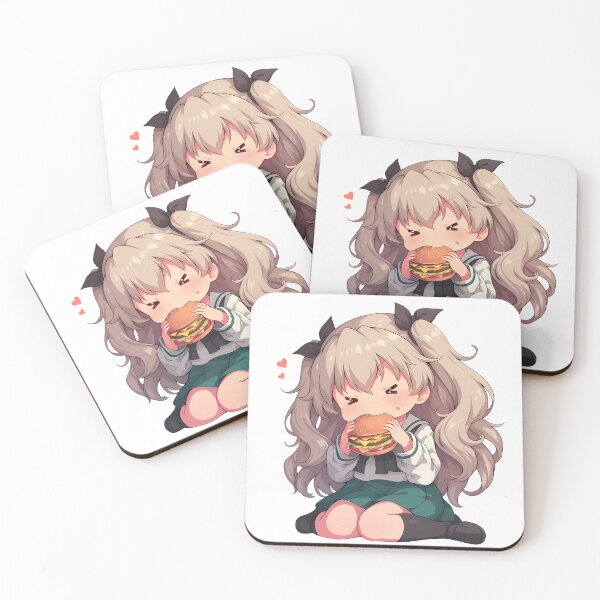 Item preview, Shimada Alice Girls und Panzer Chibi Burger Kawaii Mood designed and sold by earlobejerk.