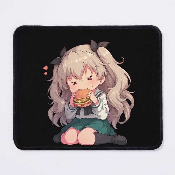 Item preview, Shimada Alice Girls und Panzer Chibi Burger Kawaii Mood designed and sold by earlobejerk.
