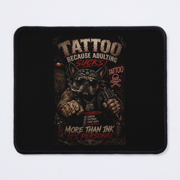 Item preview, Vintage Tattoo Bulldog with Rebel Shop Culture Vibes designed and sold by Modaozushi216.