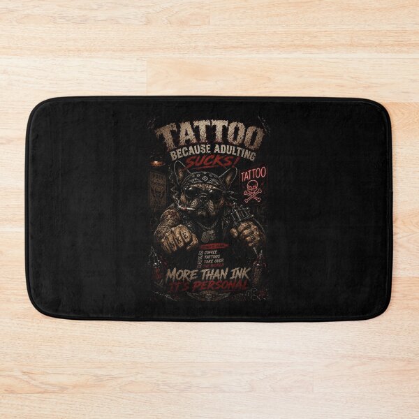 Item preview, Vintage Tattoo Bulldog with Rebel Shop Culture Vibes designed and sold by Modaozushi216.