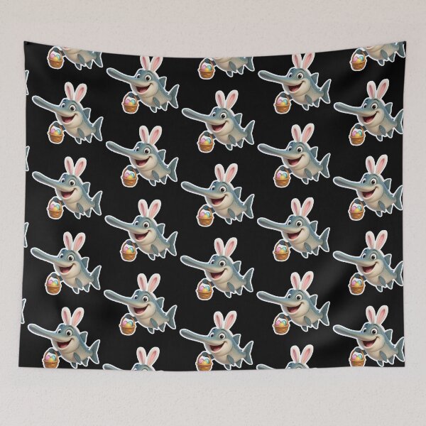 Item preview, Easter Paddlefish designed and sold by Sillytoe.