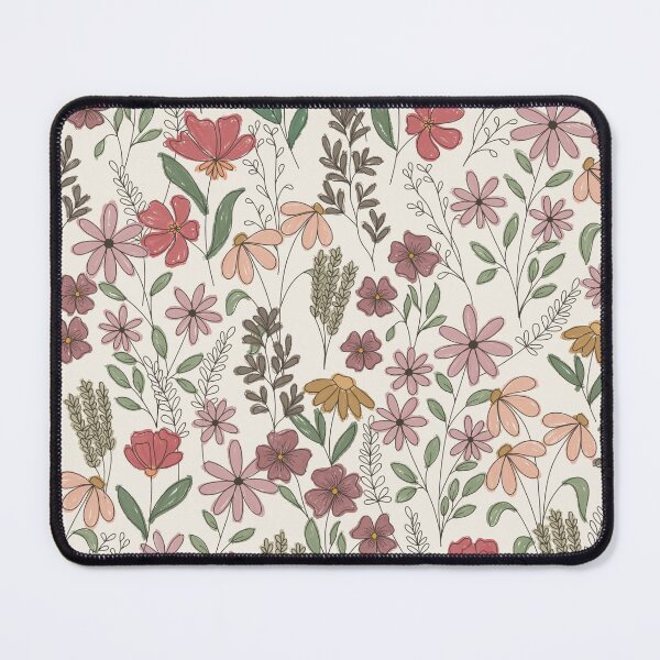 Item preview, Wildflower Field Notes in Meadow Clay Vintage Meadow Floral Pattern designed and sold by melanie4816.