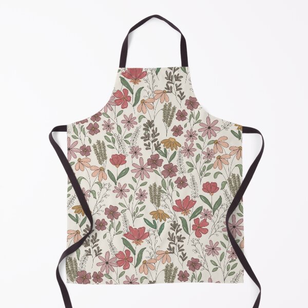 Item preview, Wildflower Field Notes in Meadow Clay Vintage Meadow Floral Pattern designed and sold by melanie4816.