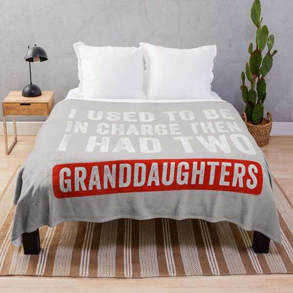 Item preview, I Used to Be in Charge Then I Had 2 Granddaughters (On Back) designed and sold by MabelWells.