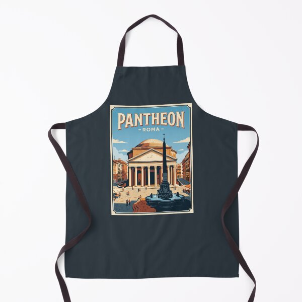 Item preview, Rome Italy Vintage Travel Poster Roman Pantheon Art designed and sold by RetroRewind Studio.
