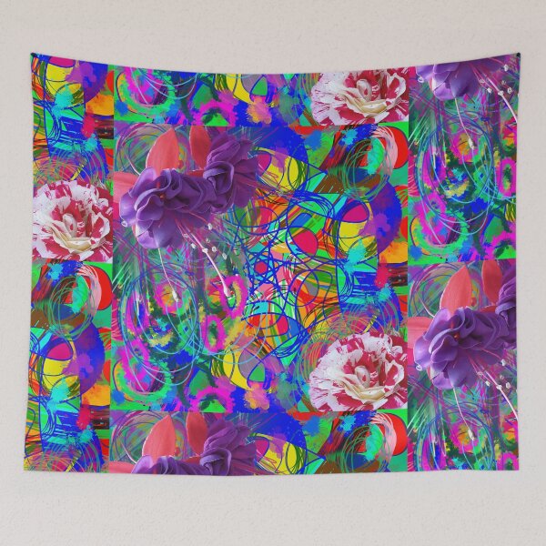 Item preview, Kaleidoscopic Abstract Geometric Art Collage designed and sold by RAHKELROYSUM.