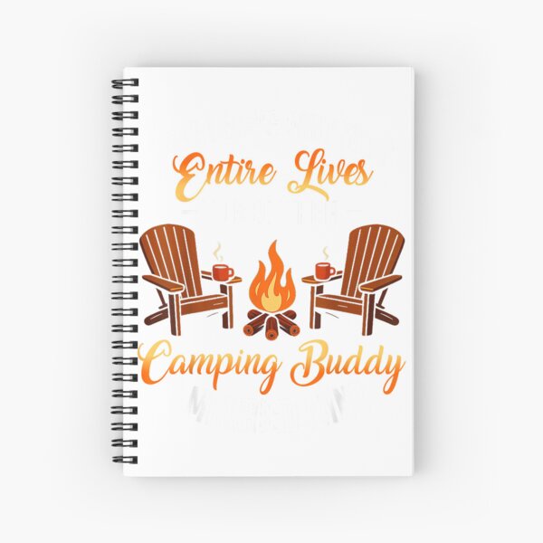 Item preview, Funny Camping Buddy Husband Wife Matching Couple Camper Mens T-Shirt designed and sold by RKdrawings.