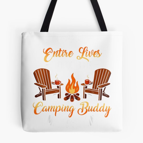 Item preview, Funny Camping Buddy Husband Wife Matching Couple Camper Mens T-Shirt designed and sold by RKdrawings.