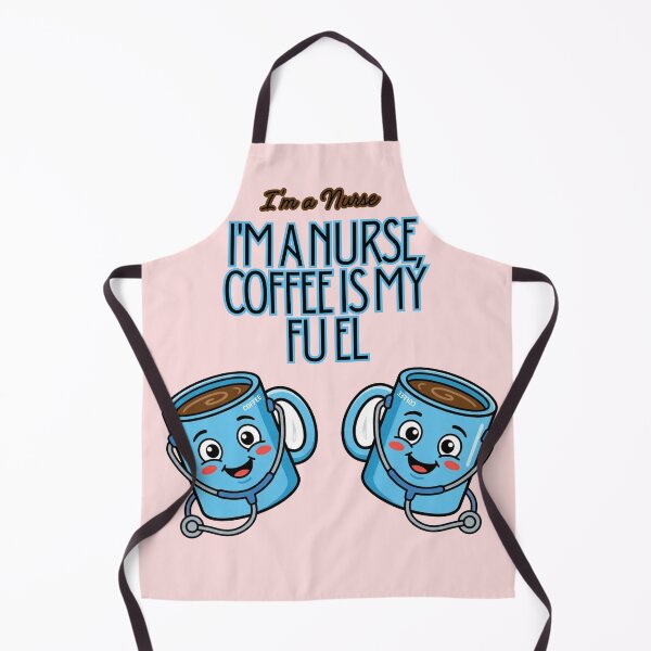 Item preview, I'm A Nurse Coffee Is My Fuel Funny Nursing Mug & Sticker designed and sold by @PrintovaArt.