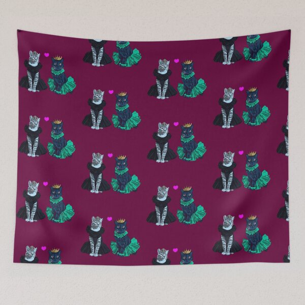 Item preview, Sapphic cat queens designed and sold by AmputeeKerosene.