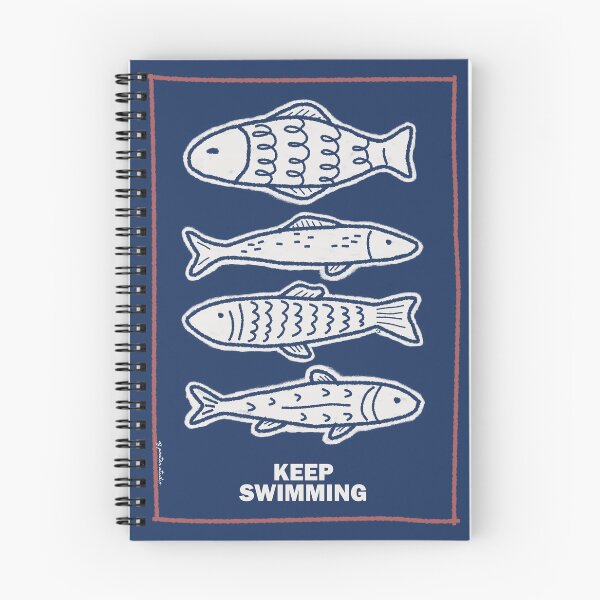 Item preview, keep Swimming designed and sold by SZPosterStudio.