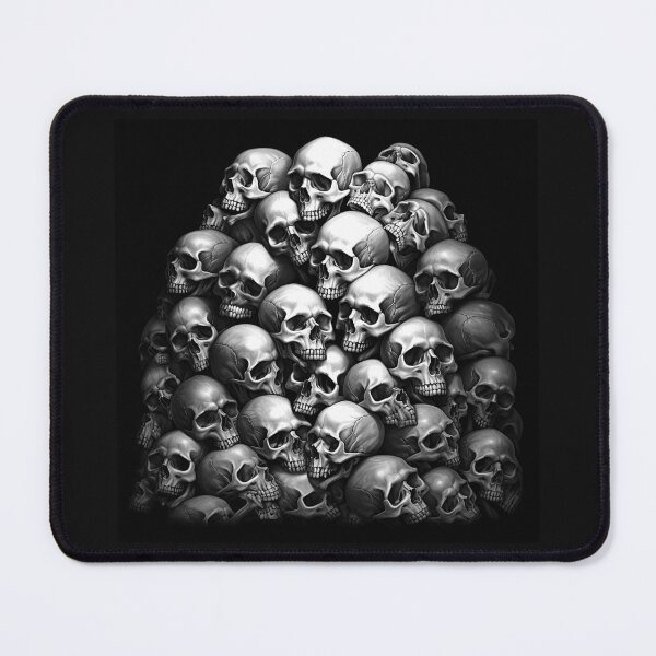 Item preview, Pile of Skulls Dark Gothic Horror Art designed and sold by inkoutninja.