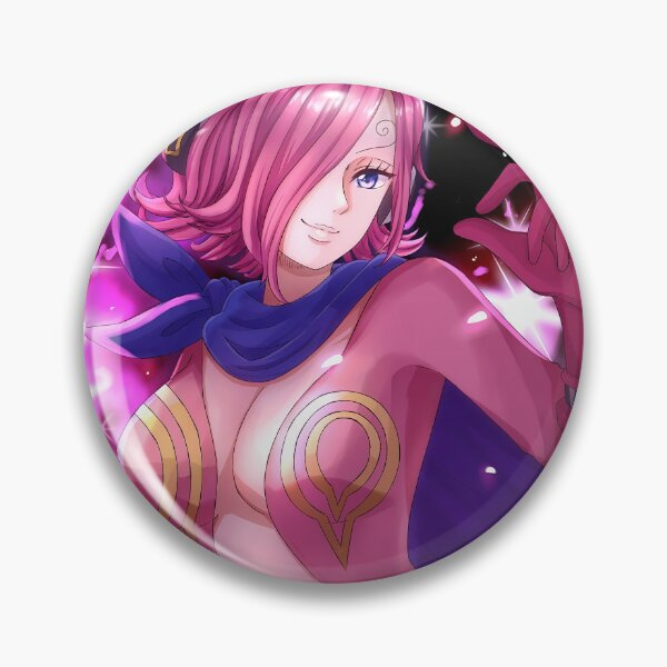 Item preview, Vinsmoke Reiju One Piece Pink Sparkle Battle Charm designed and sold by SuperTeamCanada.