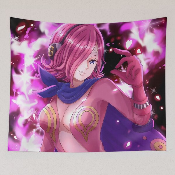 Item preview, Vinsmoke Reiju One Piece Pink Sparkle Battle Charm designed and sold by SuperTeamCanada.