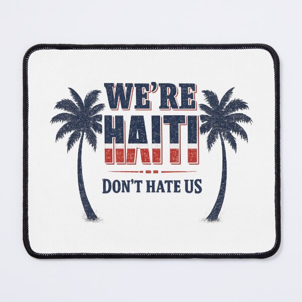 Item preview, We're Haiti Don't Hate Us — Vintage Palm Tree Soccer Tee 2026 designed and sold by LoudSection.