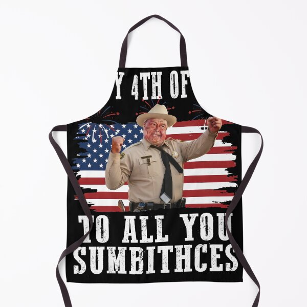 Item preview, Happy 4th of July To All You Sumbitches |Retro Smokey and the Bandit designed and sold by DropTheChan.