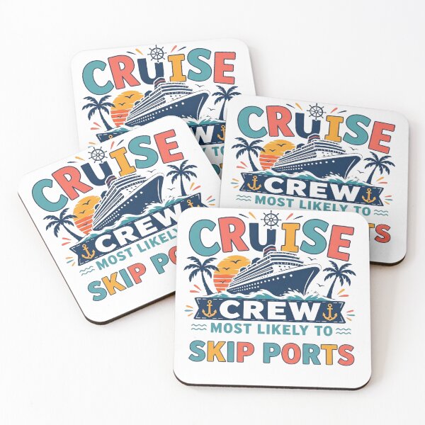Item preview, Most Likely to Skip Ports – Funny Matching Family Cruise Crew Cruise Squad Vacation  designed and sold by Winarrts.