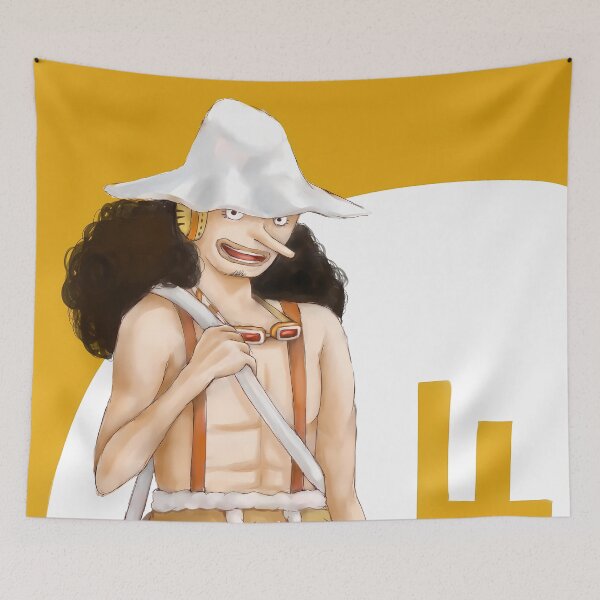 Item preview, Usopp One Piece Golden Circle Cool Pose designed and sold by SuperTeamCanada.