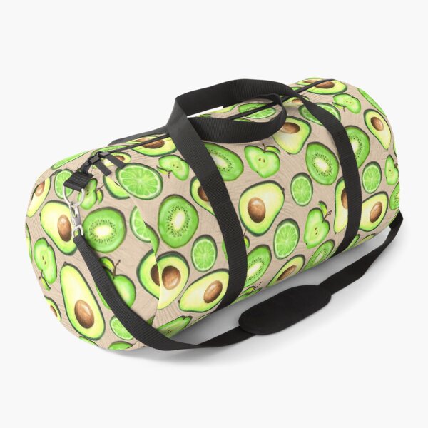 Item preview, Green Fruits on LIght Brown Acrylics designed and sold by lisanganart.