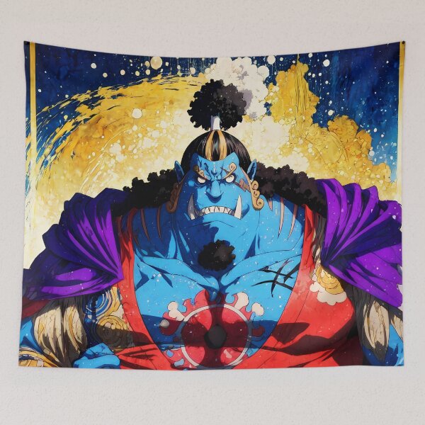 Item preview, Jinbei One Piece Red Kimono Moon Aura designed and sold by SuperTeamCanada.