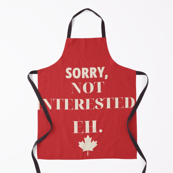 Item preview, Sorry Not Interested Eh Vintage Canada Maple Tee designed and sold by LoudSection.