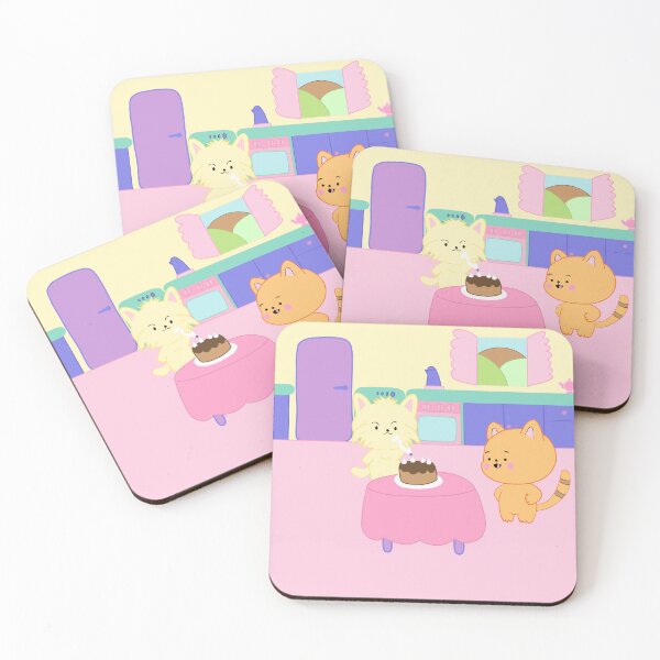 Item preview, Monchi and Ponchi make a cake designed and sold by hoshimals.