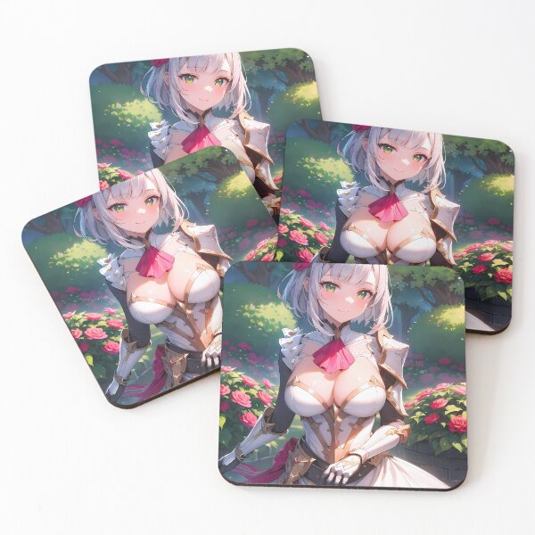 Item preview, Noelle Genshin Impact Rose Garden Knight Smile designed and sold by SuperTeamCanada.