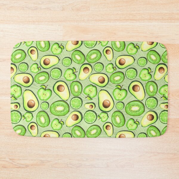 Item preview, Green Fruits on Olive Green Acrylics designed and sold by lisanganart.