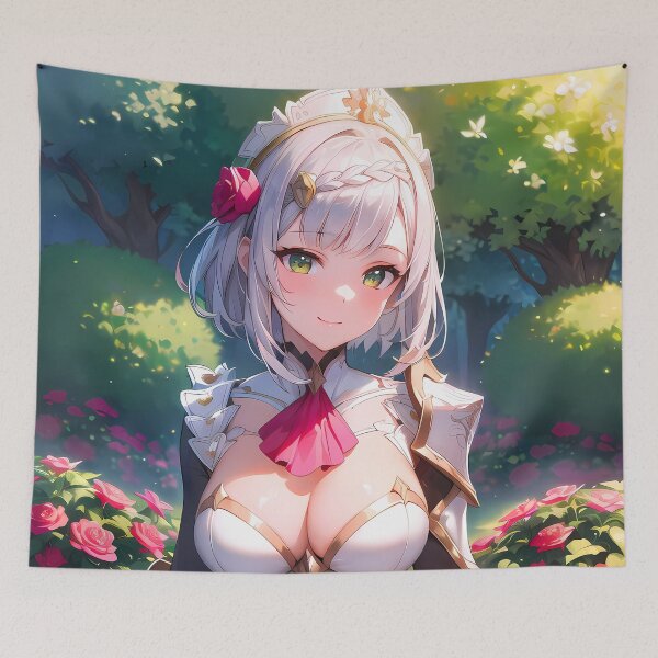 Item preview, Noelle Genshin Impact Rose Garden Knight Smile designed and sold by SuperTeamCanada.