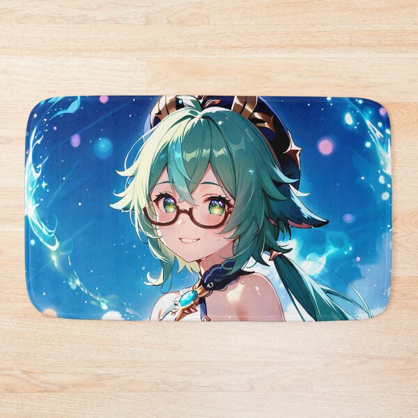 Item preview, Sucrose Genshin Impact Blue Dress Ocean Breeze Magic designed and sold by SuperTeamCanada.