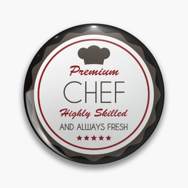 Item preview, Cool Badge Design For Chefs, Cooks And Smutjes All Alike designed and sold by AHobbyAJob.