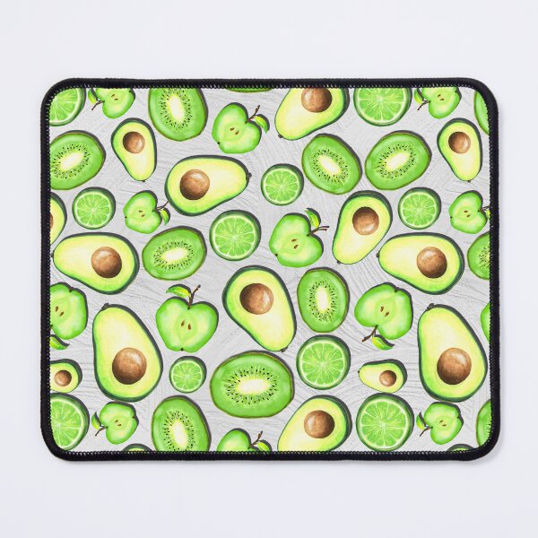 Item preview, Green Fruits on Grey Acrylics designed and sold by lisanganart.