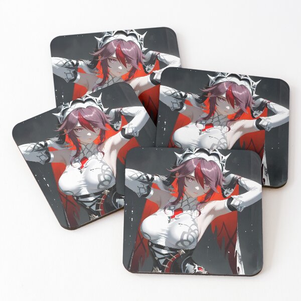 Item preview, Rosaria Genshin Impact Corona Gótica Catedral Carmesí Aura designed and sold by SuperTeamCanada.