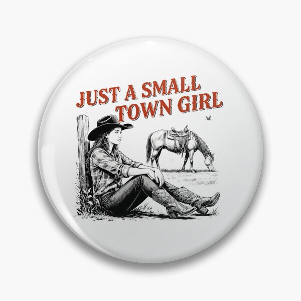 Item preview, Just a Small Town Girl Western Cowgirl Country Life T-Shirt designed and sold by Cool-cat-art.