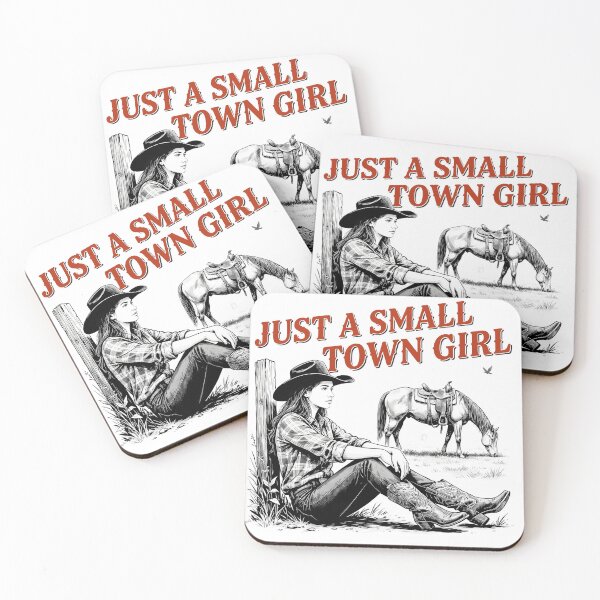 Item preview, Just a Small Town Girl Western Cowgirl Country Life T-Shirt designed and sold by Cool-cat-art.