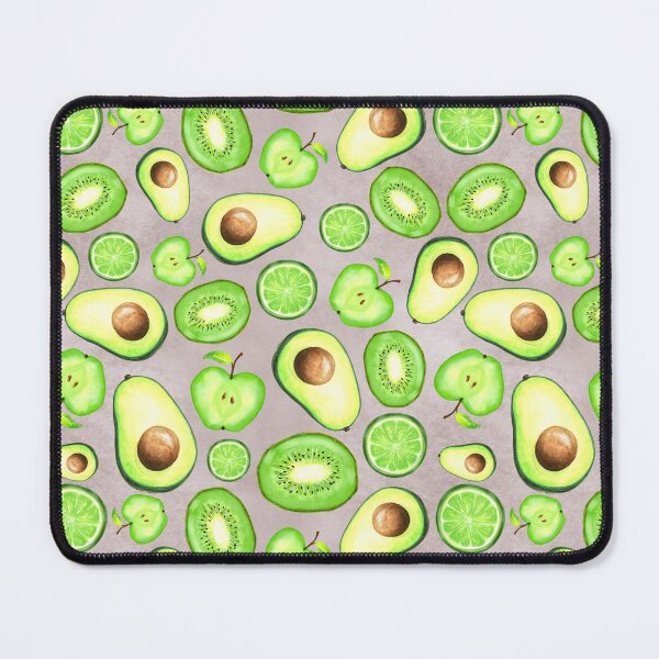 Item preview, Green Fruits on Grey Watercolor designed and sold by lisanganart.