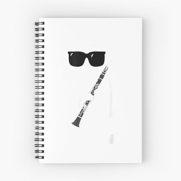 Item preview, Funny Cat Wearing Sunglasses Playing Clarinet Musician T-Shirt designed and sold by KTY-NUSS.