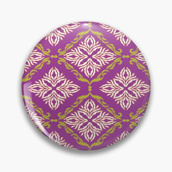 Item preview, Thai traditional applied pattern seamless vector on violet background. designed and sold by AjjimaJKM.