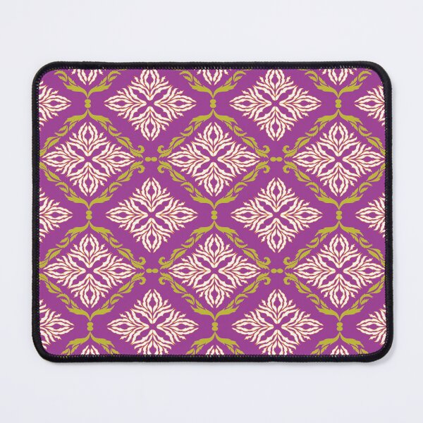 Item preview, Thai traditional applied pattern seamless vector on violet background. designed and sold by AjjimaJKM.