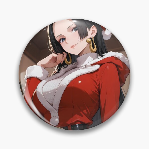 Item preview, Boa Hancock One Piece Christmas Red Holiday Queen designed and sold by SuperTeamCanada.