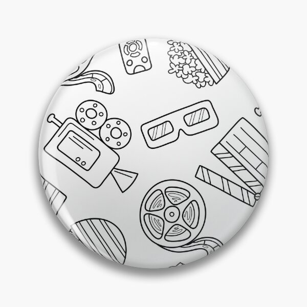 Artikelvorschau, Film- und Kino-Symbolmuster — Geschenk für Filmliebhaber entworfen und verkauft von SetLifeShop.