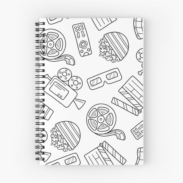 Item preview, Film & Cinema Icons Pattern — Movie Lover Gift designed and sold by SetLifeShop.