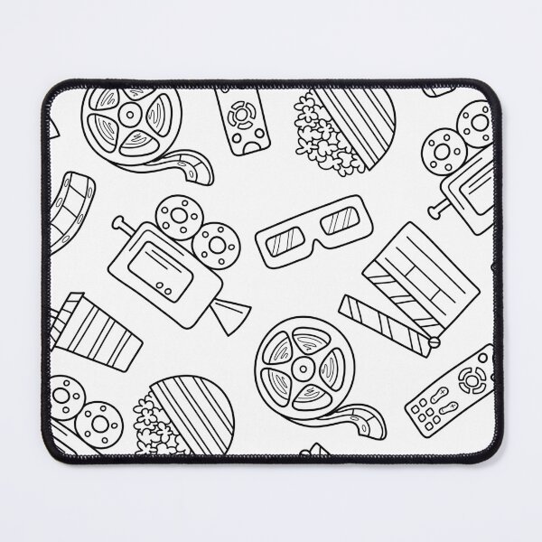 Item preview, Film & Cinema Icons Pattern — Movie Lover Gift designed and sold by SetLifeShop.