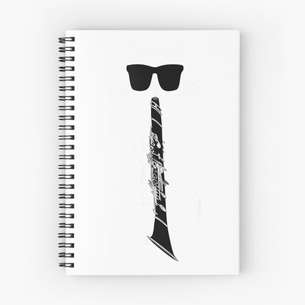 Item preview, Camiseta con un gato gracioso con gafas de sol tocando el clarinete designed and sold by gidget-gadget.