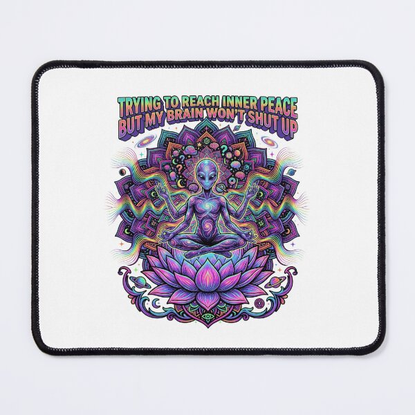 Item preview, Emotional Support Alien – Cosmic Mental Health Companion designed and sold by Pride_Prints.