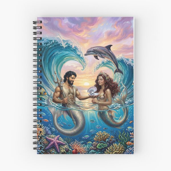 Item preview, Poseidon Amphitrite Delphinus Greek Mythology designed and sold by Eclectic Monkey.